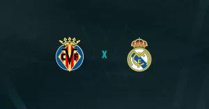 Escudos de Villarreal x Real Madrid