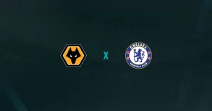 Escudos do Wolverhampton x Chelsea